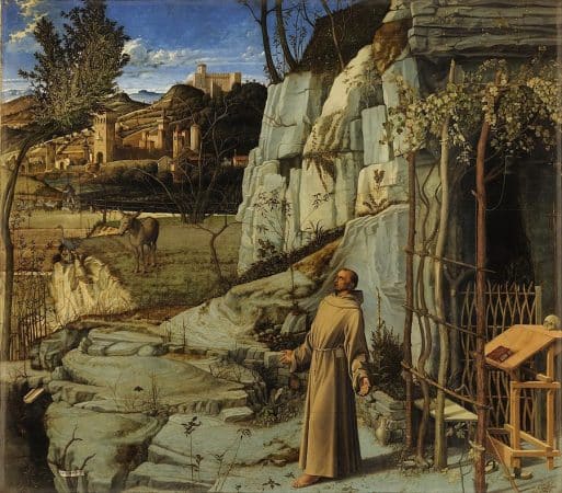 San Francesco nel deserto di Lorenzo Bellini si trova alla Frick Collection