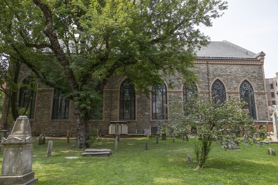 Esterno della St. Patrick's Old Cathedral di New York