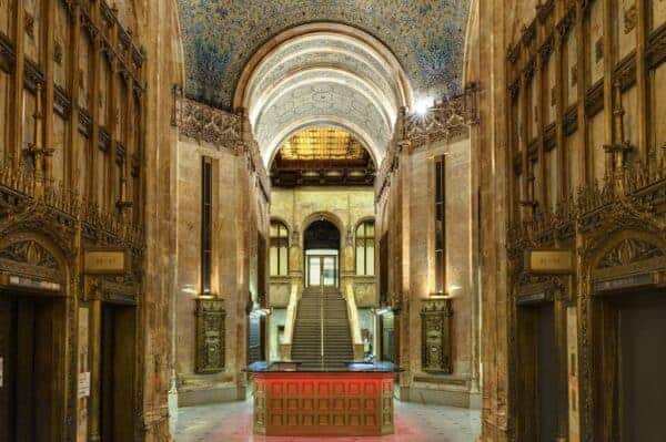 L'atrio del Woolworth Building, New York