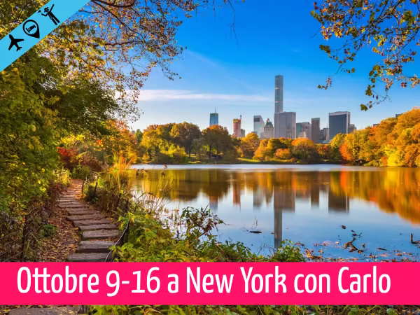New York con Carlo ottobre 2026