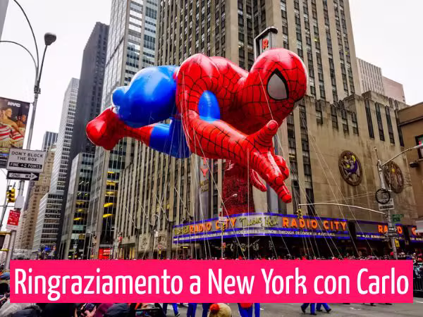 Ringraziamento a New York con Carlo