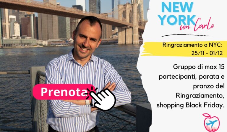 Viaggio New York con Carlo Ringraziamento 2025