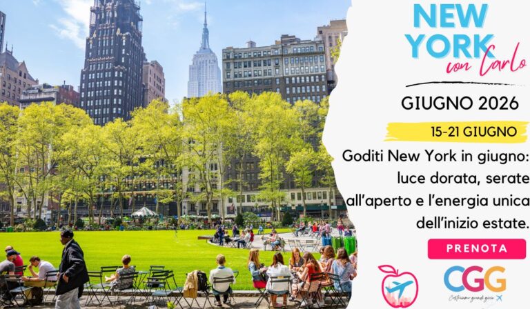 Viaggio organizzato New York + Boston con Carlo Giugno 2026