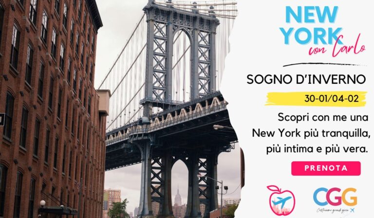 Sogno d'inverno a New York con Carlo