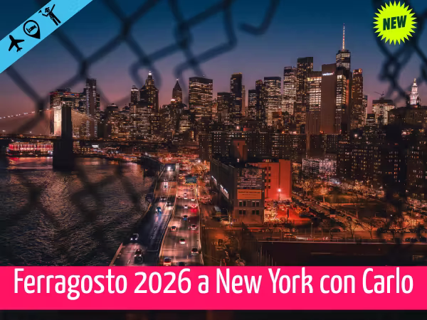 Viaggio organizzato a New York Ferragosto 2026
